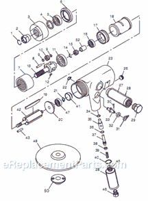 Part Location Diagram of C085234 Chicago Pneumatic Spring-Throttle